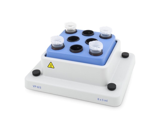 [lab-ks659] Block VP-8/5, 8 x 5 ml conical tubes for TS-100
