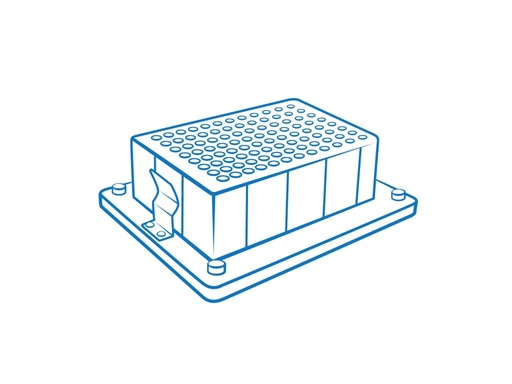 [lab-ks761] Block B-2SL for Starlab® 96/1200 μl deep-well plate for TS-DW thermal shaker