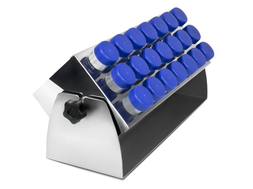 [lab-ks799] Platforma TR-21/50, adjustable angle test tube rack for up to 21 tubes 50 ml